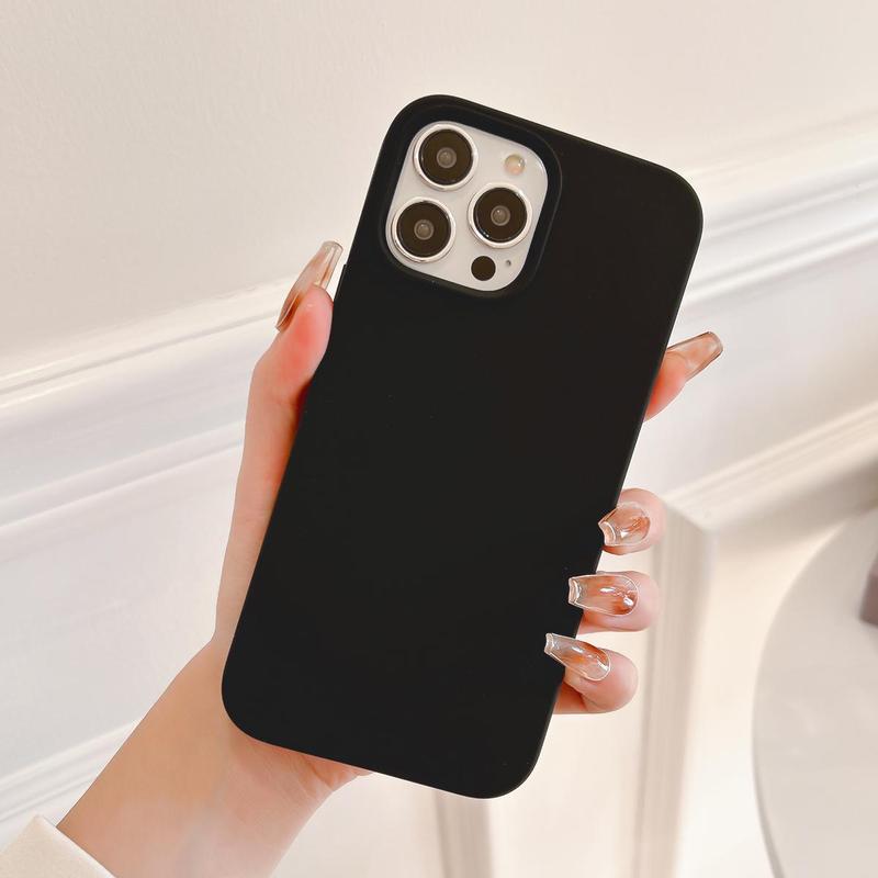 Solid Color Phone Cases, Cell Phone Case for Apple Smartphone, Decorative Phone Protective Cover, Phone Cases, Phone Accessory Compatible With iPhone 15 Pro Max Case iPhone 11 Cases iPhone 14 Pro Max Case iPhone 15 Cases iPhone 16 Pro Case