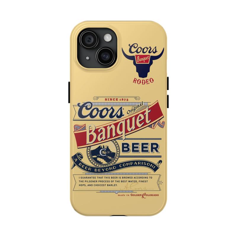 Coors Banquet Heritage Phone case, COORS RODEO Cover , Cowboy Phone case, Coors  Case, iPhone 15 14 13 12 11 Pro Max Plus X Protection Rubber