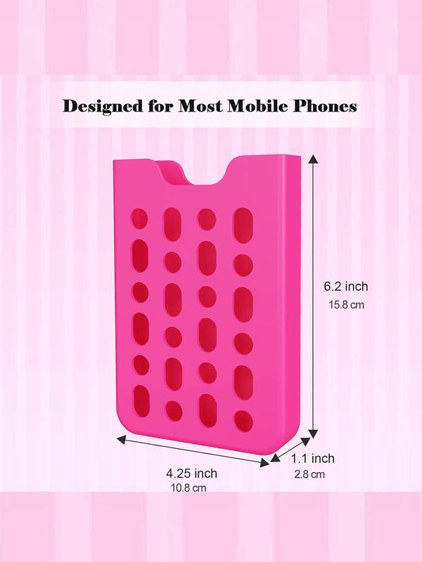 Silicone Beach Bag Phone Holder, Soft Silicone Insertable Phone Case, Universal Lightweight Sturdy Phone Accessories, Beach Bag Accessories for Handbags