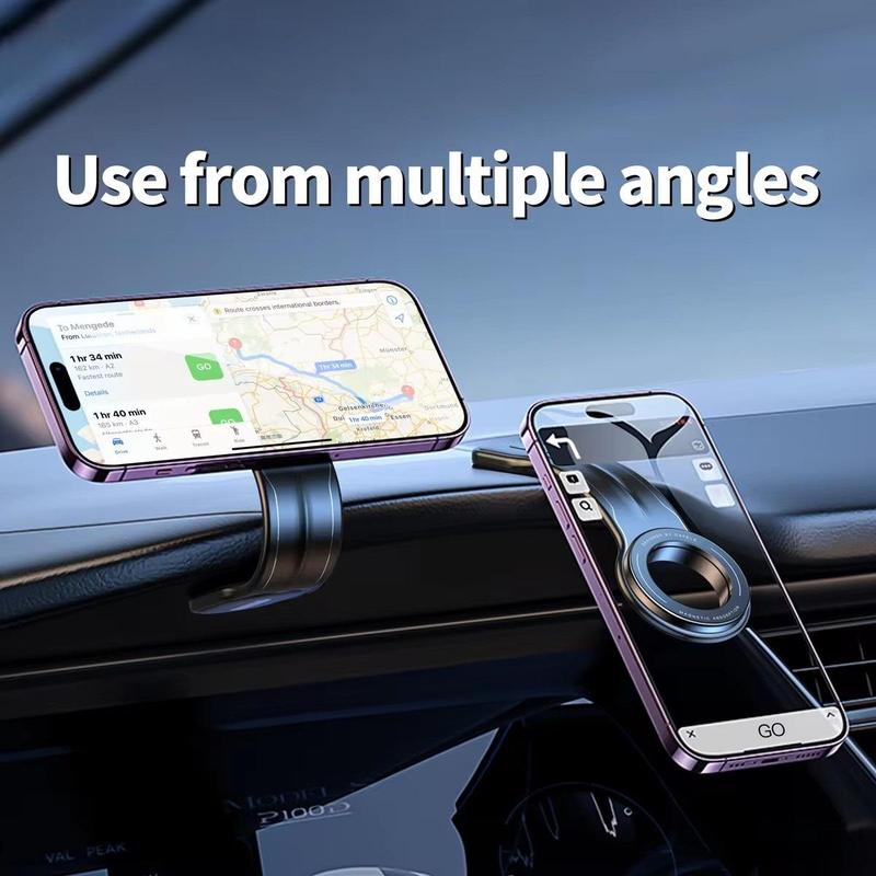 Magnetic Car Phone Holder, Detachable & Flexible Magnetic Car Phone Stand, Car Phone Navigation Bracket, Universal Car Interior Accessories