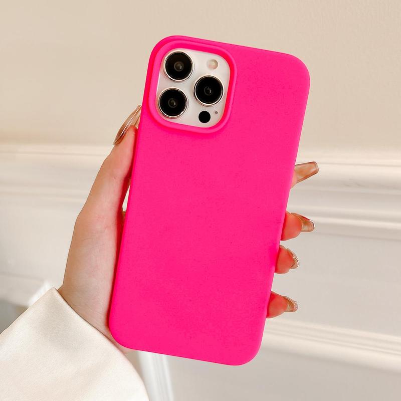 Solid Color Phone Cases, Cell Phone Case for Apple Smartphone, Decorative Phone Protective Cover, Phone Cases, Phone Accessory Compatible With iPhone 15 Pro Max Case iPhone 11 Cases iPhone 14 Pro Max Case iPhone 15 Cases iPhone 16 Pro Case