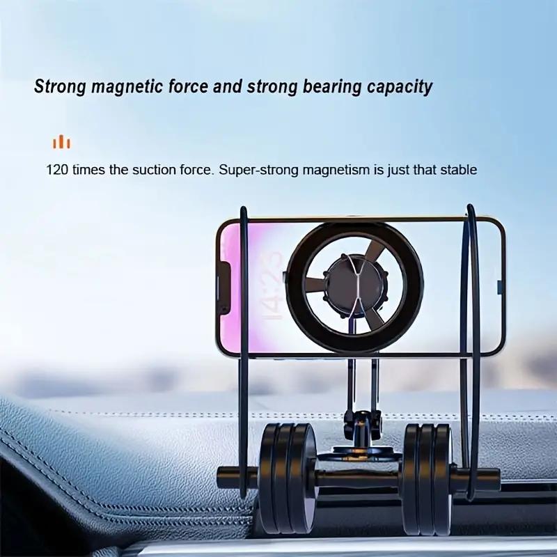 Car Phone Holder, Foldable Magnetic Car Dashboard Phone Holder, Universal Car Phone Navigation Bracket, Car Interior Accessories