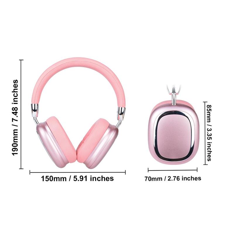 Wireless Headphones with Built-in Microphone, Electronic Audio Earbuds Wireless Noise Cancellation Headphones for Fall, Foldable Gaming Headset for Phones, Computers, MP3, Fun Summer Gift, Wireless Earbuds