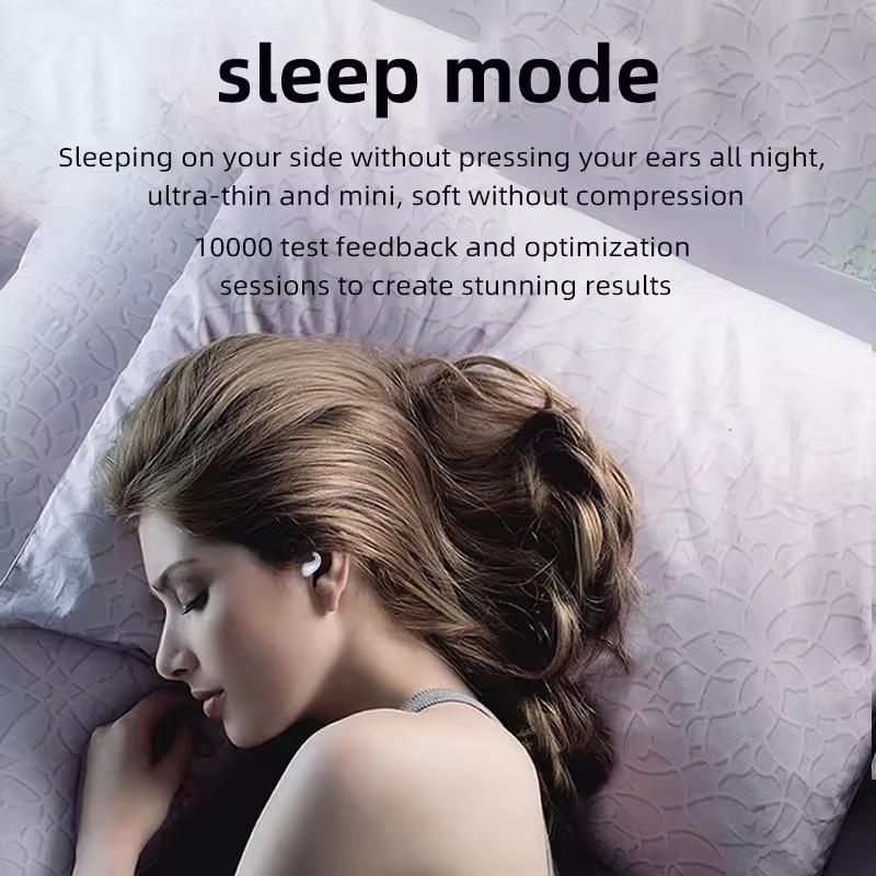 Hot Selling Explosion Sleep Bluetooth  Mini Wireless TWS Bluetooth  In-Ear  For Sleep With Timing Audio Earbud Electronic Headphone