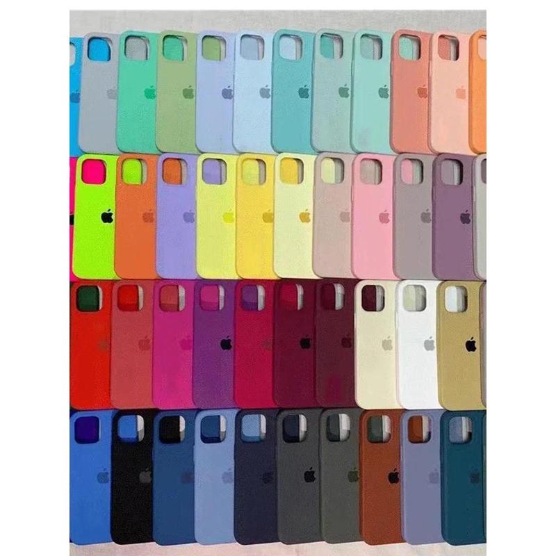 Original Official Silicone Cases For iPhone 16 15 14 13 Pro Max 16 Plus Case For Apple iPhone 16 14 15 13 12 Pro Case