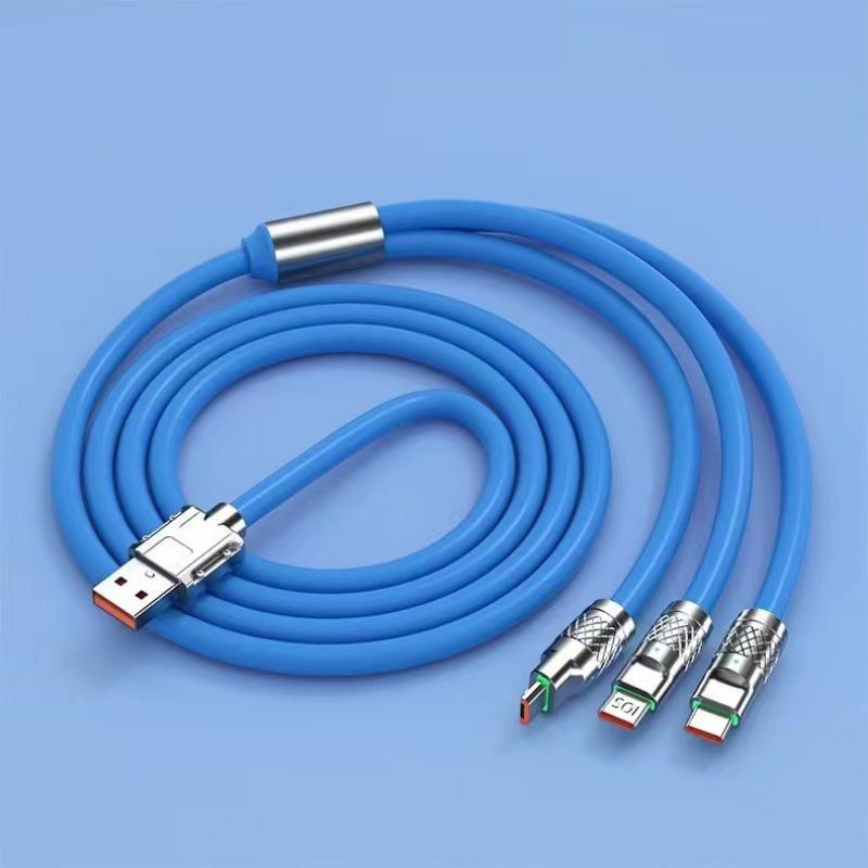 3 In 1 2 In 1 Fast Charging Data Cable, Multiple USB Fast Charging Cables, Multifunctional Charging Cable for iPhone Xiaomi Samsung