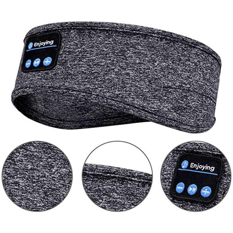 Wireless Sleep Headband, Sports Sleep Headband, Elastic Wireless Headphones, Music Eye Mask Wireless Headphones for Yoga