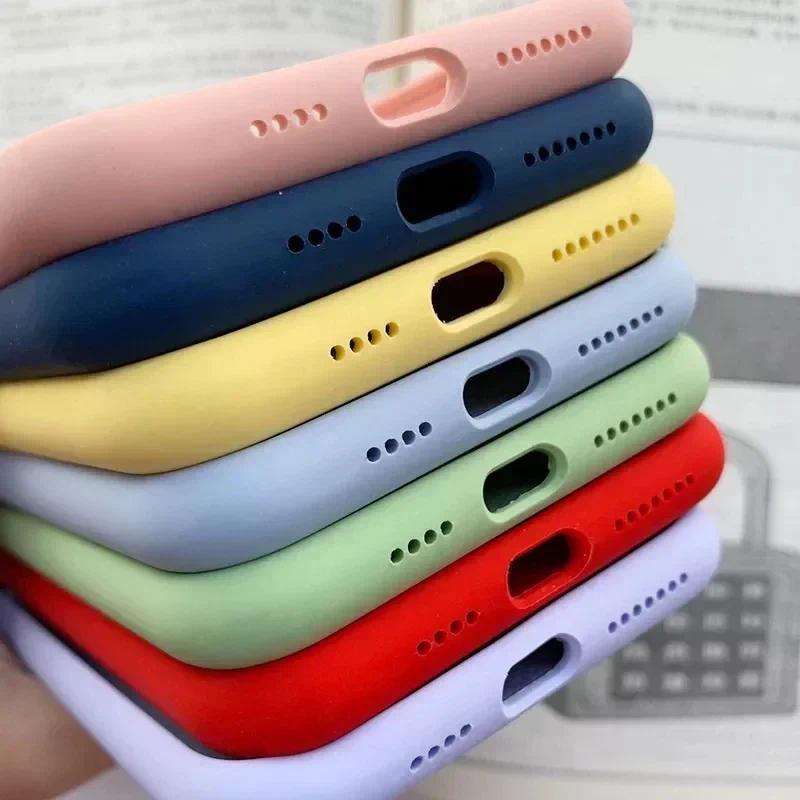 Original Official Silicone Cases For iPhone 16 15 14 13 Pro Max 16 Plus Case For Apple iPhone 16 14 15 13 12 Pro Case