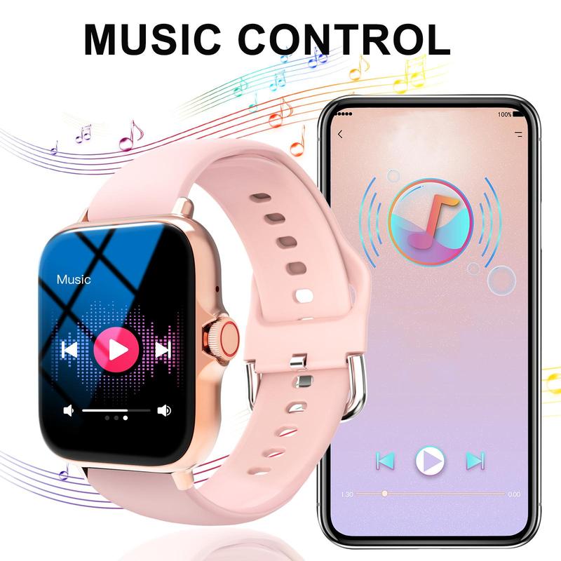 Multifunctional 1.83 Inch Smart Watch, Fashion Digital Watch with SMS Reminder, Sports Watch with Multi-sport Modes for Women & Men