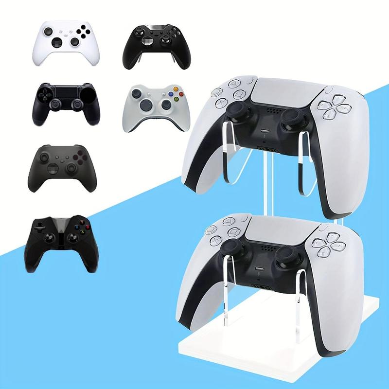 Double Layer Game Controller Holder, Game Controller Storage Rack, Game Controller Display Stand, Console Accessories for Home & Office