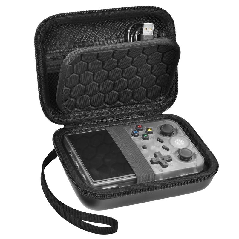 Travel Case Compatible with RG353V  RG35XX  RG353VS  R36S Retro Handheld Game Console, Handheld Emulator Storage Holder Organizer, Android Game Console Carrying Bag