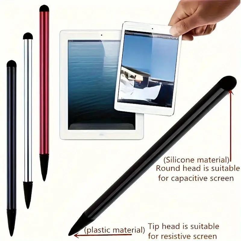 2 in 1 Mobile Phone Touch Screen Stylus, Dual Function Stylus for iPhone 14 13 12 11 Pro Max X, Smart Stylus for Samsung Galaxy S23 S22 5G Plus & Tablet