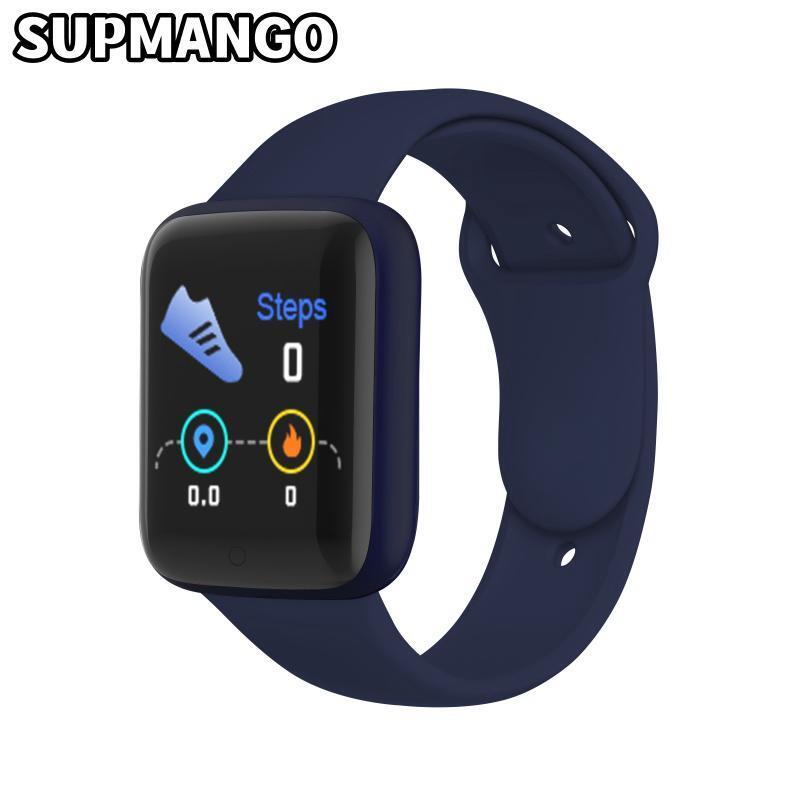 Y68S Real Step Count Rechargeable Smart Watch Men And Women Touchscreen Sports Fitness Watch Phone Connection Tempered Wearable