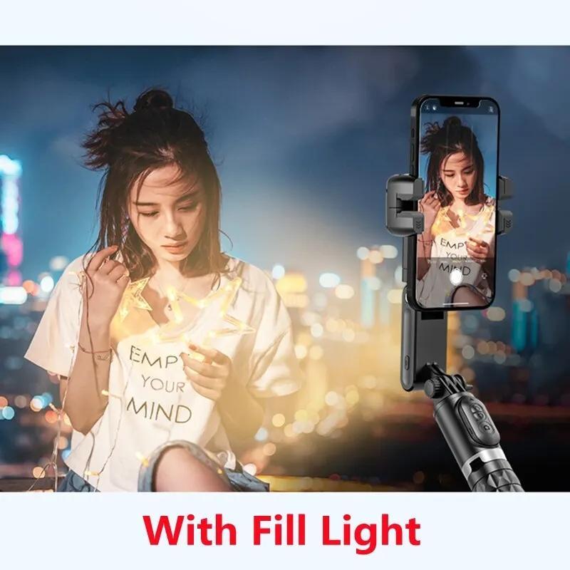 360 Degree Rotatable Selfie Stick, Handheld Gimbal Stabilizer, Anti-shake Selfie Stick, Phone Accessories for Smartphone Photography