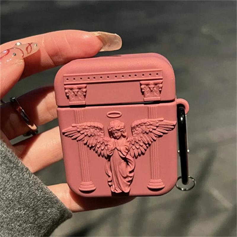 Cute 3D Prayer Angel Silicone Case For Airpods 3 2 1 Wireless Charging Protective Shell Soft Cover Cover For Airpods Pro 2 Box