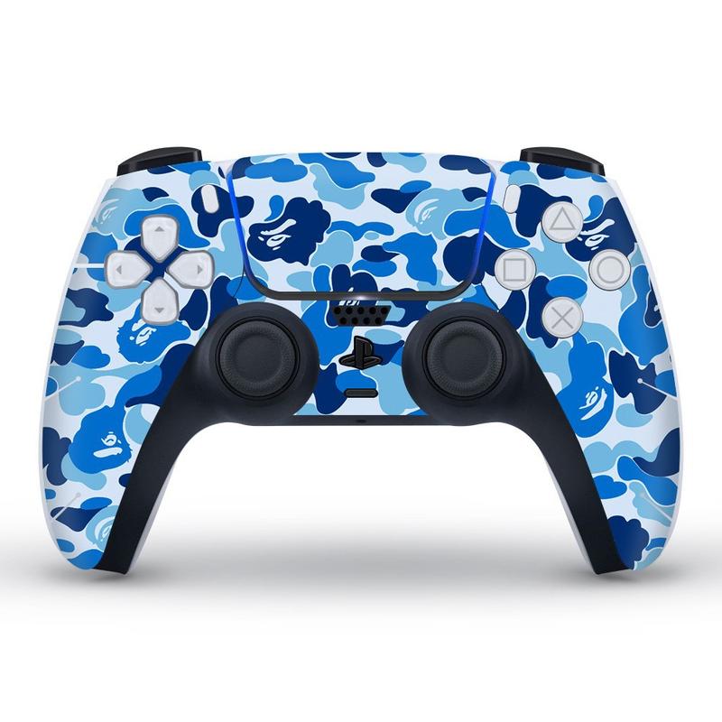 For Playstation 5 Controller Cover Case, Anti-Slip Silicone Cover Skin for PS5 Wireless Controller with Thumb Grip Caps, Joystick Protectors and Cover Wrap Sticker