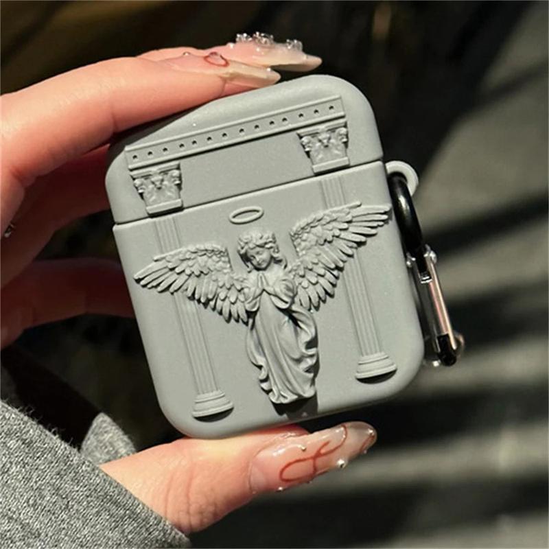 Cute 3D Prayer Angel Silicone Case For Airpods 3 2 1 Wireless Charging Protective Shell Soft Cover Cover For Airpods Pro 2 Box