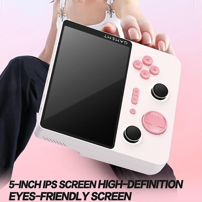 5-Inch Fully Laminated Screen Handheld Game Console, 1 Count Dual-System Handheld Game Console, Android PSP Game Console, Portable Gaming Device