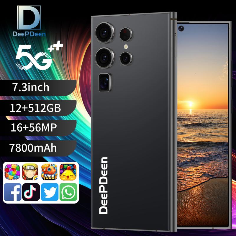 DEEPDEEN X24 Unlock Android Smartphone 12GB + 512GB Mobile Phone Without Contract 10Core 7