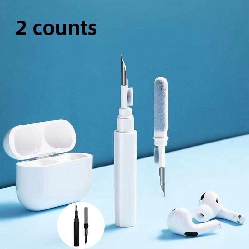 3 in 1 Earphone Cleaning Pen, Earphone Cleaning Brush, Multi-functional Cleaning Tool for AirPods, Computer, Camera & Phone