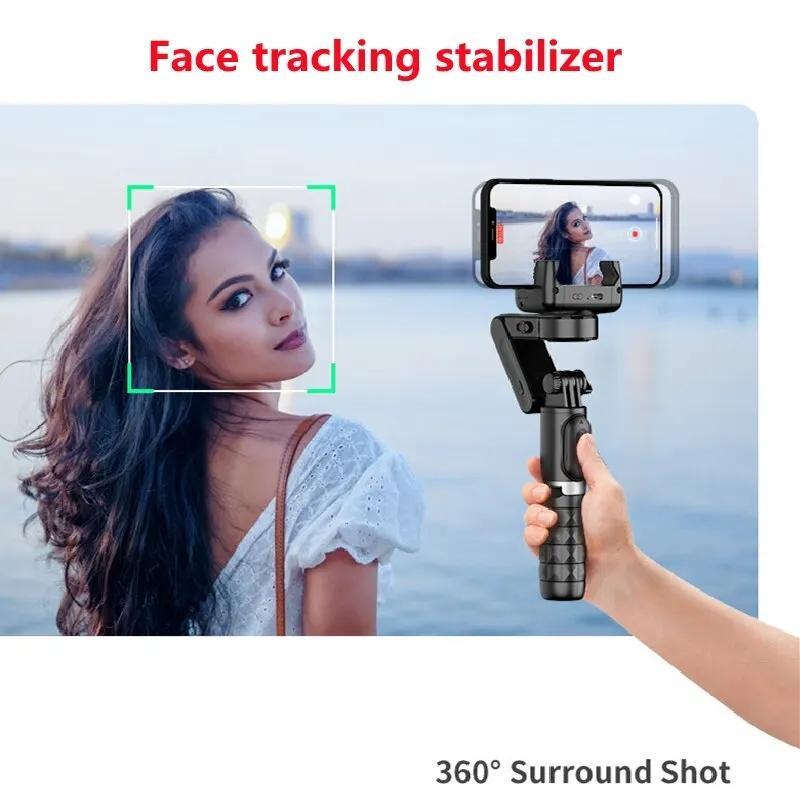 360 Degree Rotatable Selfie Stick, Handheld Gimbal Stabilizer, Anti-shake Selfie Stick, Phone Accessories for Smartphone Photography