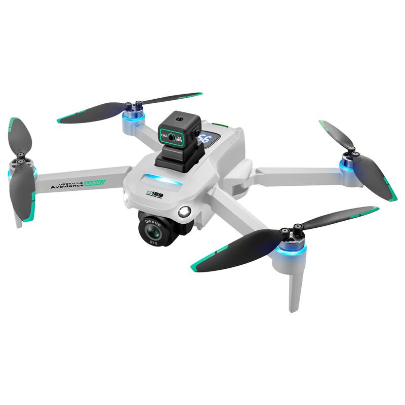 Wireless 5G GPS drone Four-sided obstacle avoidance, optical flow positioning long batttery life and screen remote controller accessories dual cameras carrollers camara inteligente WiFi PanTilt