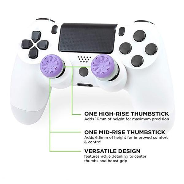 FPS Freek Galaxy for Xbox One and Xbox Series X Controller | 2 Performance Thumbsticks 1 High-Rise and 1 Mid-Rise for Playstation 4 (PS4) and Playstation 5 (PS5) Accessories Console