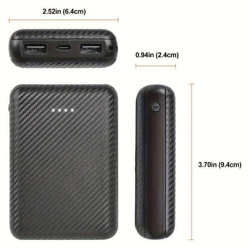 12000mAh Battery Pack For Heated Vest - 5V 2A Power Bank For Heated Jackets And Heated Hoodies, USB C Portable Charger, Power Bank Compatible With IPhone, IPad, Samsung Tablets And More Lithium Charging Connector Rechargeable Smartphone Chargeable