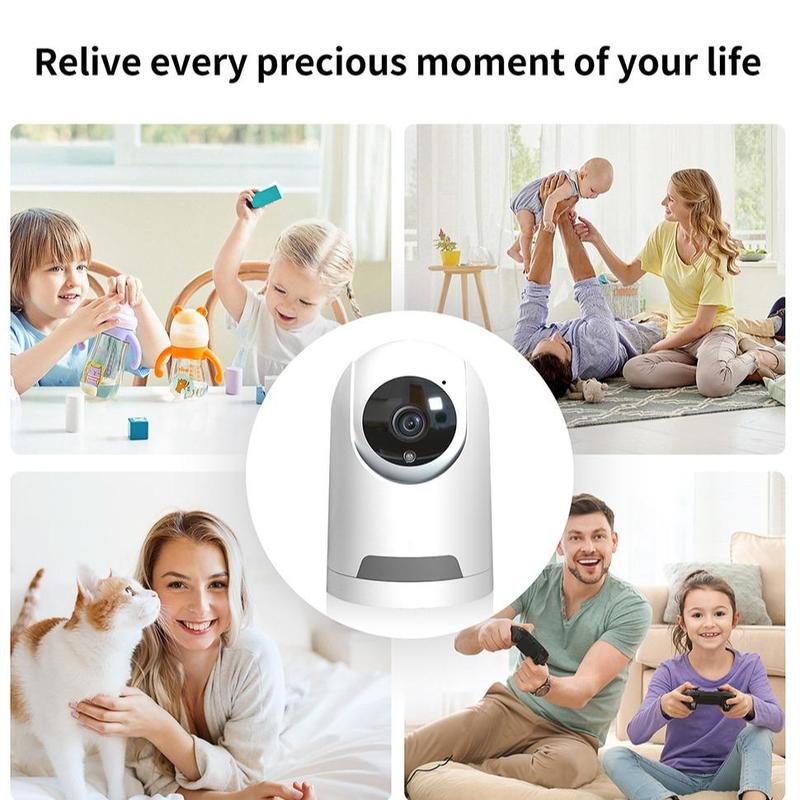 Wireless Security Camera, Dual Screen Monitoring Smart HD Night Vision Wireless Camera, Home Outdoor Camera, Security Camera for Home