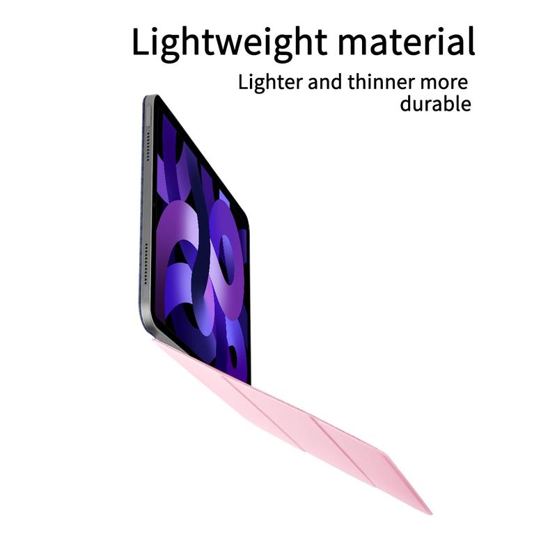 Magnetic Tablet Case, 1 Count Smart Foldable Magnetic Case, PU Leather Cover Case with Pencil Slot, Tablet Cover Cases Compatible with iPad 10th