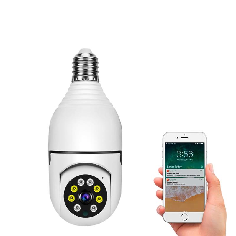 Light Bulb Security Camera,5G&2.4GHz WiFi 3MP Security Cameras Wireless Outdoor Motion Detection and Alarm,Two-Way Talk,Color Night Vision,Human Detection,Time-limited offer