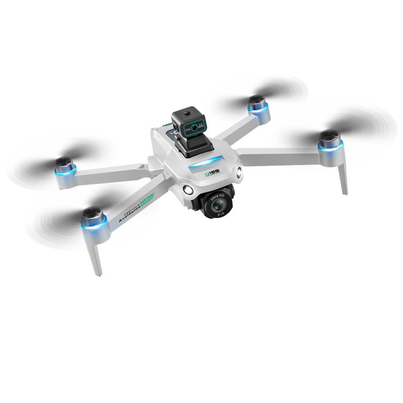 Wireless 5G GPS drone Four-sided obstacle avoidance, optical flow positioning long batttery life and screen remote controller accessories dual cameras carrollers camara inteligente WiFi PanTilt