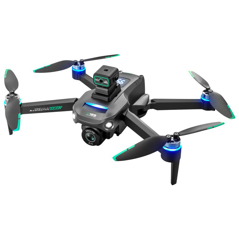 Wireless 5G GPS drone Four-sided obstacle avoidance, optical flow positioning long batttery life and screen remote controller accessories dual cameras carrollers camara inteligente WiFi PanTilt