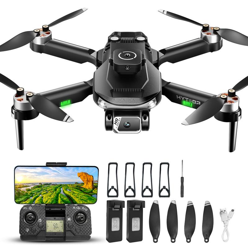 HYTOBP S165 Max Mini Beginner Drone with Camera for Adult- 1080P Camera FPV Foldable Drone,90° Adjustable Lens,  Remote Control, One key Take Off, Gift RC Accessories Folding gift indoor