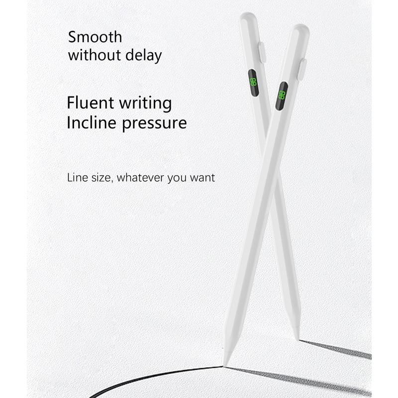 [FreeShip]Stylus Pen Universal Active Stylus, Stylus Pen Compatible for iPhone for Android Smartphone Touchscreens Phones, Rechargeable Stylus Pen with Touch Screen, Stylus Pencil for tablet, Stylus Pen for iPad Active Pencil-White, Computer Accessories