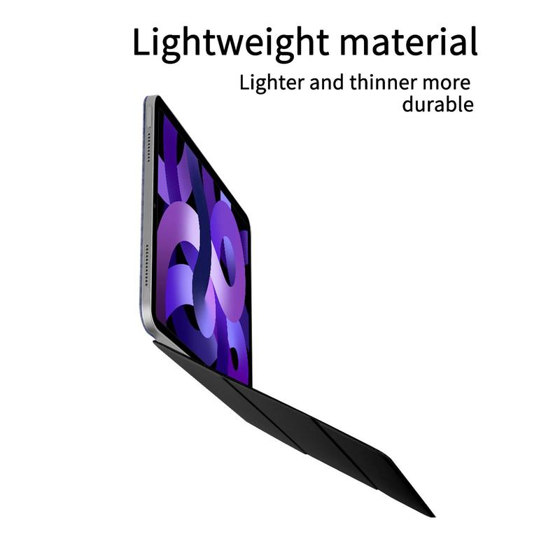 Magnetic Tablet Case, 1 Count Smart Foldable Magnetic Case, PU Leather Cover Case with Pencil Slot, Tablet Cover Cases Compatible with iPad 10th