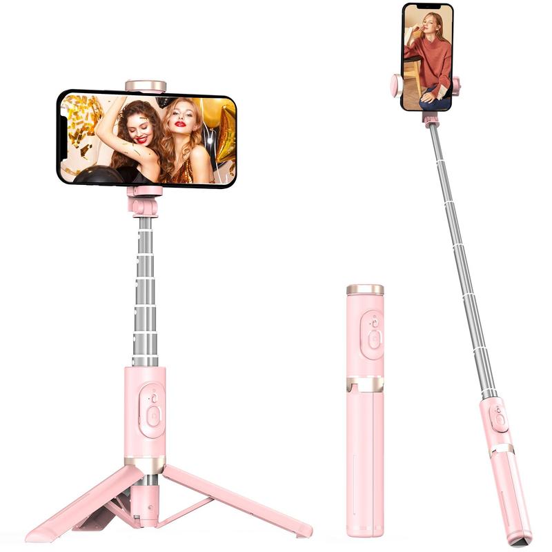 Selfie Stick Tripod, Multifunctional Selfie Stick with Tripod, Portable Phone Accessories for Live Streaming, Vlogging, Selfie Phone Holder