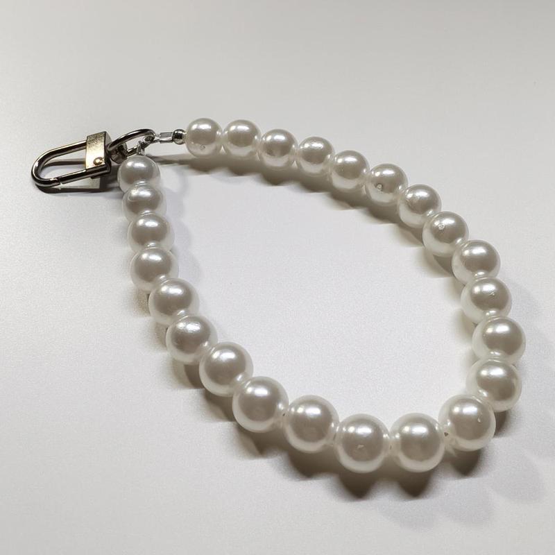 Faux Pearl Decorated Phone Chain, Fashionable Phone Lanyard, Multifunctional Pendant Chain Bracelet, Phone Strap for Women & Girls