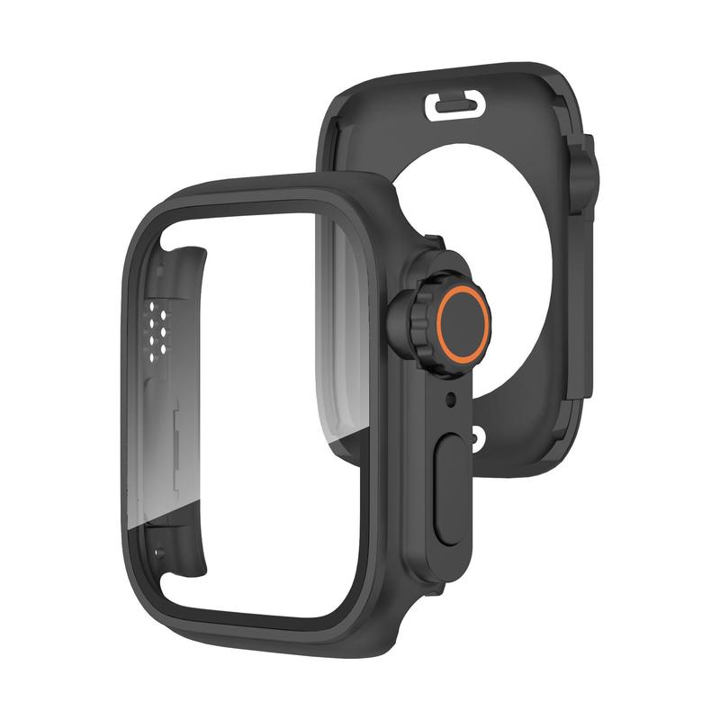 Waterproof & Dustproof Smart Watch Case, Full Coverage Smart Watch Protective Case, Smart Watch Protector Cover Compatible with Apple Watch 40mm 41mm 44mm 45mm