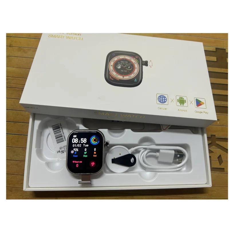 S10 Plus Smartwatch 4G Android 256GB Storage 4G 5G LTE Sim Card GPS WIFI 2.29 inch 490*580 Amoled NEW Smart Watch Rotary Camera