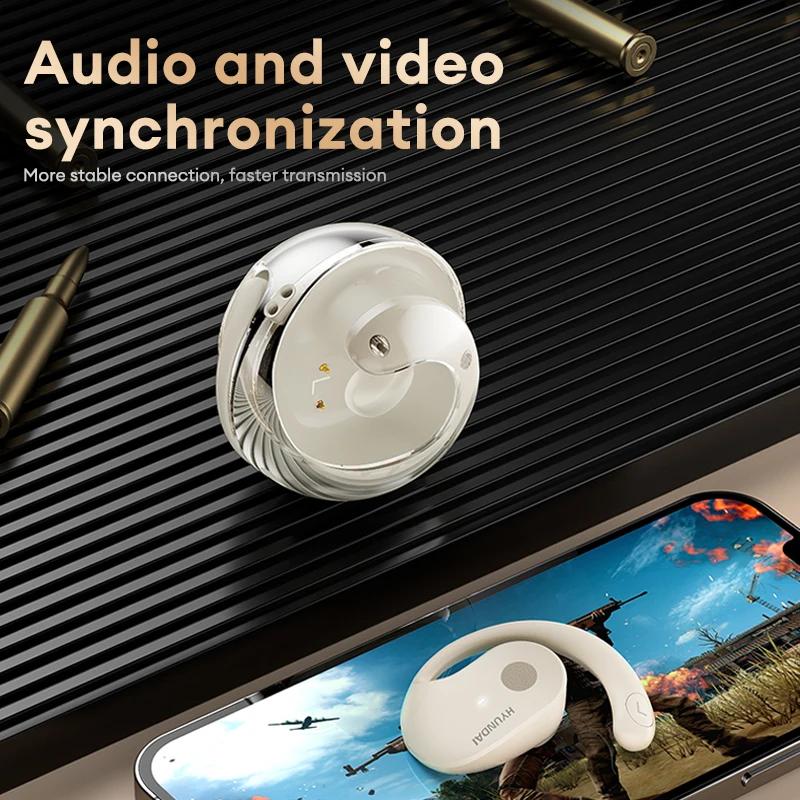 HYUNDAI Translation Headphones  X15 Pro Wireless Bluetooth 5.3 Earphones T26 Long Battery Life Earbuds HIFI Sound Quality Headphone Smart HD Call Audio Connection