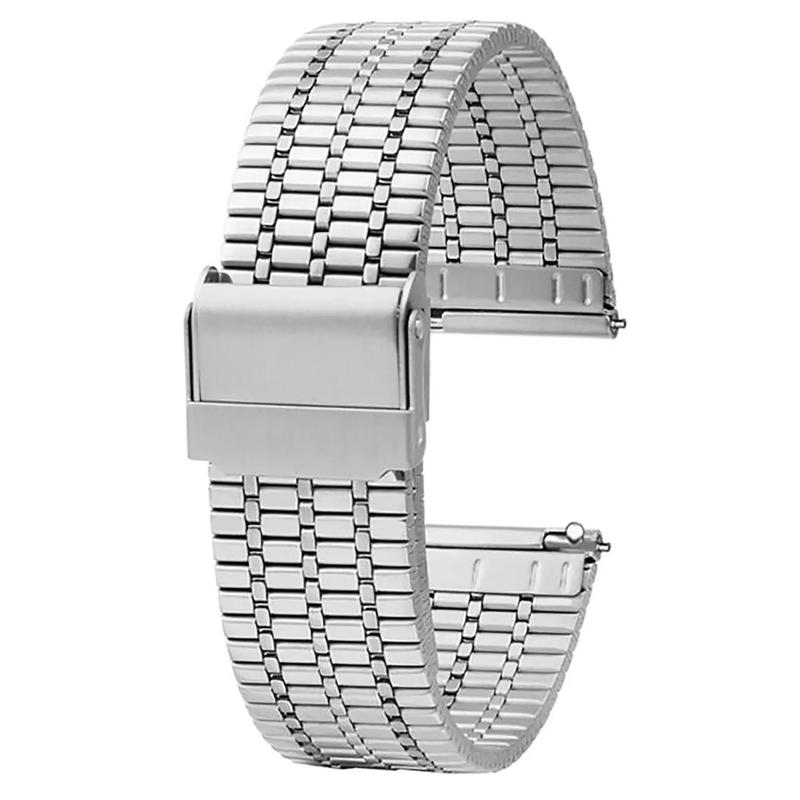 Stainless Steel Watch Band (Band Only), Smart Watch Band for Samsung Galaxy Watch 6 5 4 & Huawei Series GT 2 3 4 Pro, Fashion Wearable Accessories for Men & Women