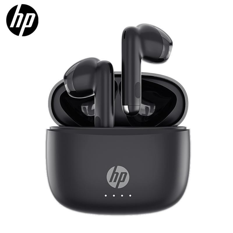 HP Wireless Earphone, 1 Count In-ear Design Noise Cancelling Headphone with Charging Case, Stereo Bass Earbuds, IPX4 Waterproof Sports Earphone