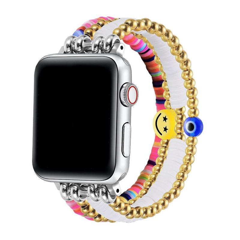 Bestie Beaded Band for Apple Watch - New 18k Gold Plated Beads