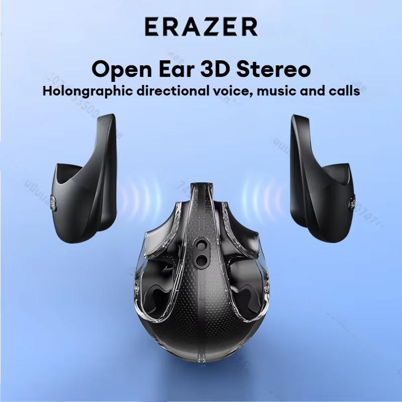 ERAZER True Wireless Open Ear Earphones Bluetooth Bluetooth Headphones TWS Sports Wireless Earphone Waterproof HIFI Sound Bass Quality Earbuds