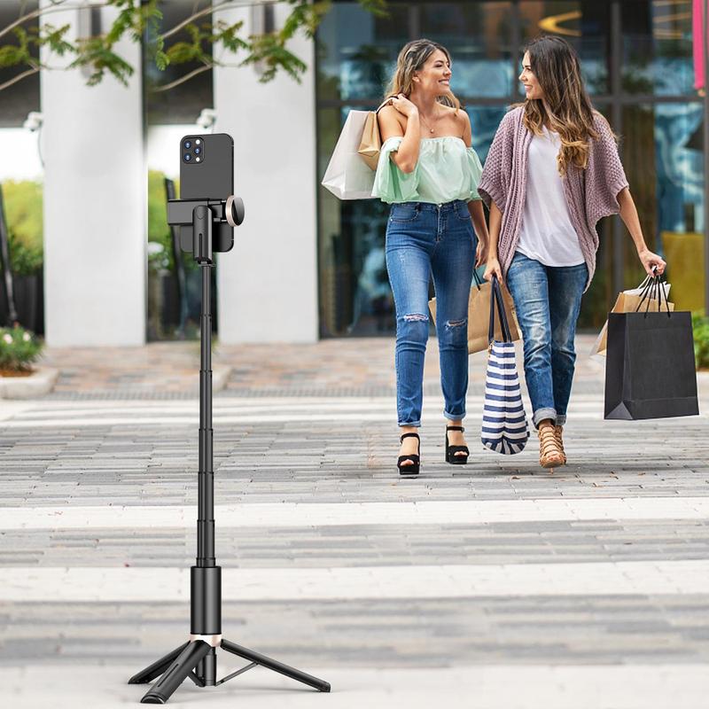 Selfie Stick Tripod, Multifunctional Selfie Stick with Tripod, Portable Phone Accessories for Live Streaming, Vlogging, Selfie Phone Holder