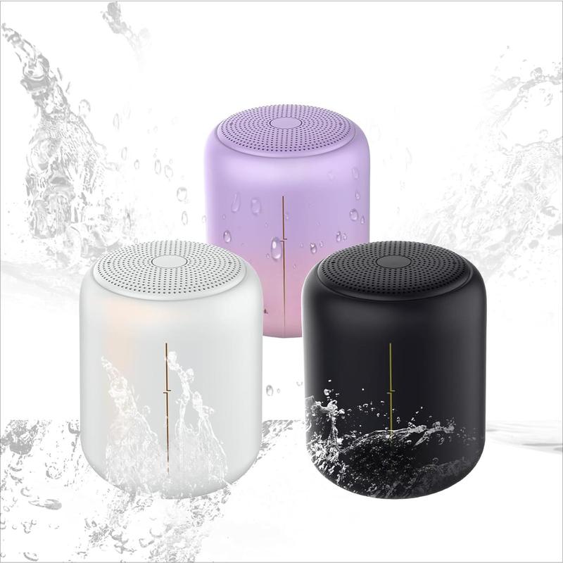 Bluetooth Portable Speaker,IPX7 Waterproof Wireless  with HD Sound and Bluetooth 5.3,15H Playtime, 5W Stereo,Deep Bass, Audio Birthday