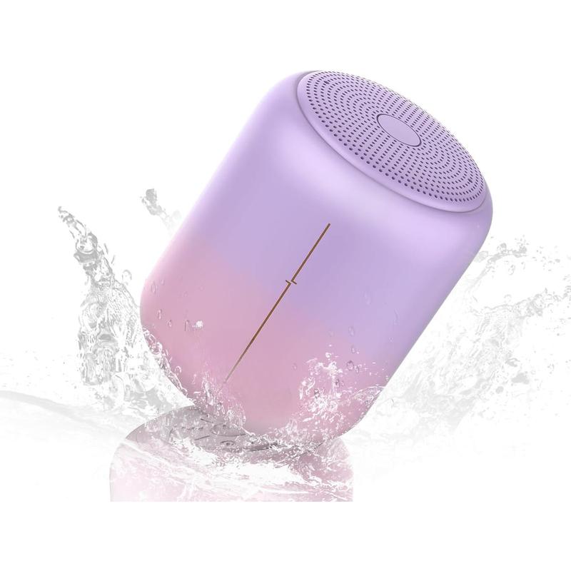 Bluetooth Portable Speaker,IPX7 Waterproof Wireless  with HD Sound and Bluetooth 5.3,15H Playtime, 5W Stereo,Deep Bass, Audio Birthday