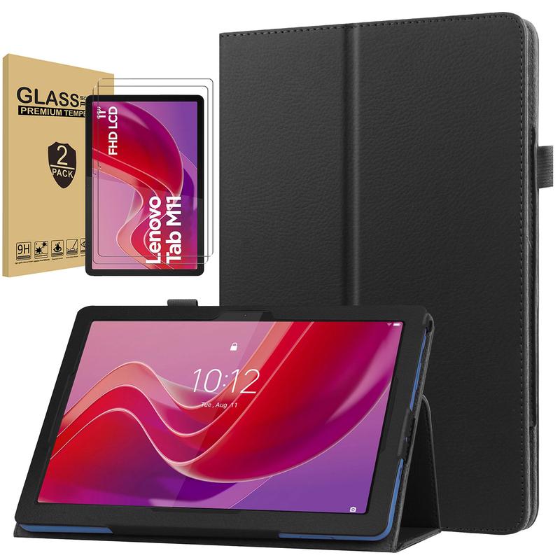 Lenovo Tab M11 Case 11 inch 2024 (Model: TB330FU TB330XU) Folio Flip Smart Case Cover Stand with sleep and wake