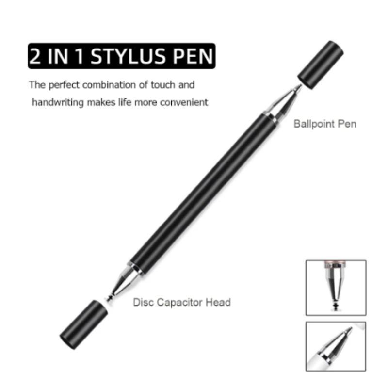 2-in-1 Touch Screen Stylus Pen, High Precision Universal Stylus for iPad iPhone Tablet, Capacitive Touch Screen Pen for Samsung Galaxy, Tablet Parts, Tablet Accessories